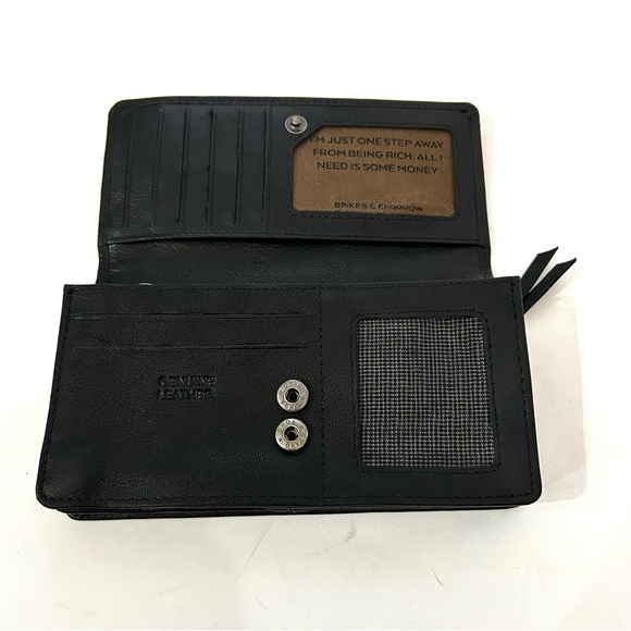 Spikes & Sparrow Handbags - New Black Leather Wallet by Spikes & Sparrow